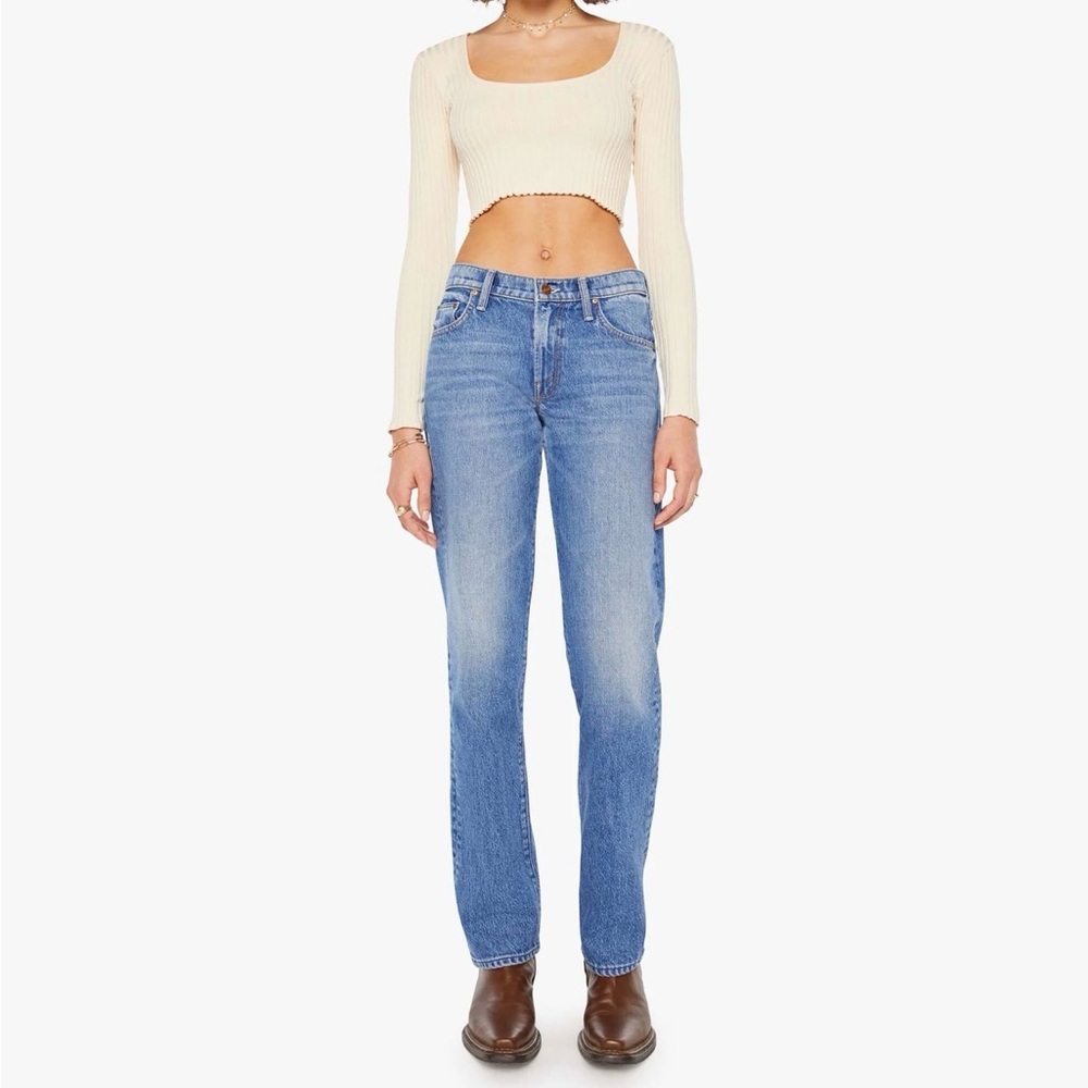 Lil Mother The Relish Sneak Jeans 25 Rolling In The Dough Straight Mid Rise NWT